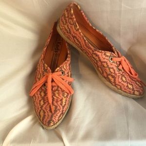 Keds Aztec print espadrille sneakers size 6